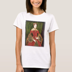 Camiseta Retrato de una mujer, envejecido 16, previamente