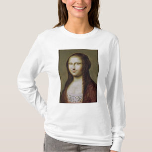 Camiseta Retrato de una mujer inspirada por la Mona Lisa