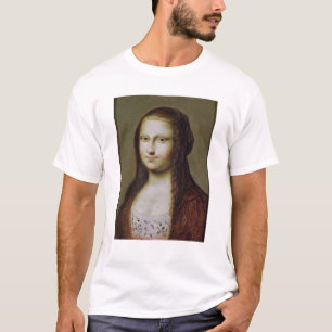 Camiseta Retrato de una mujer inspirada por la Mona Lisa