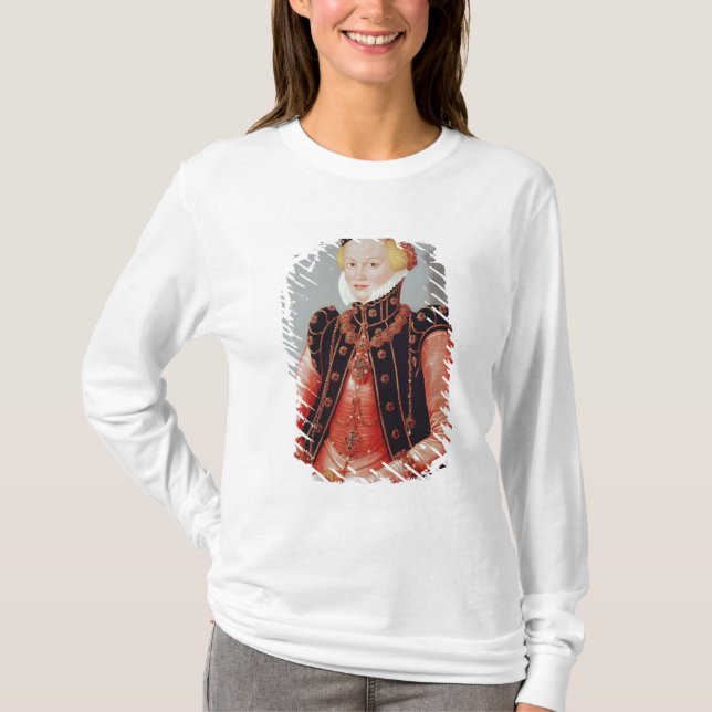 Camiseta Retrato de una mujer joven (Anverso)