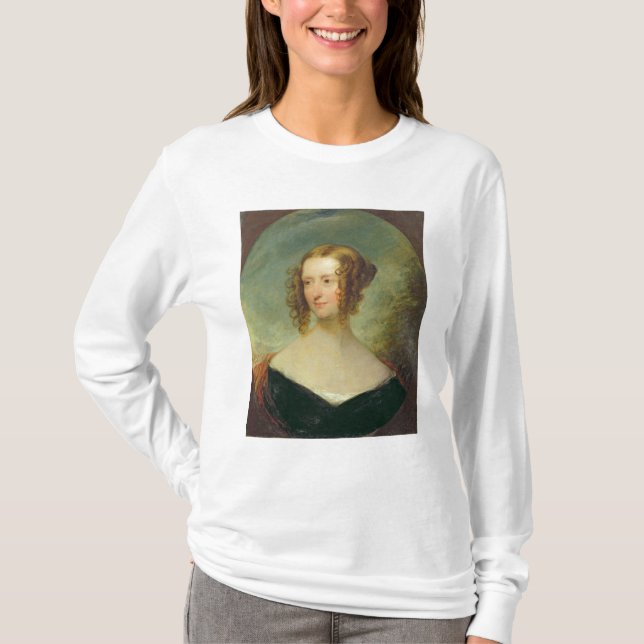 Camiseta Retrato de una mujer joven (Anverso)