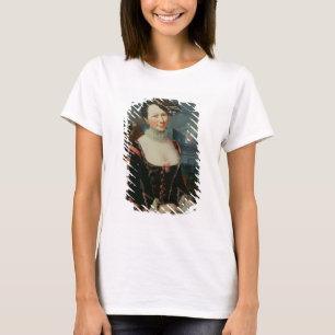 Camiseta Retrato de una mujer que lleva a cabo una
