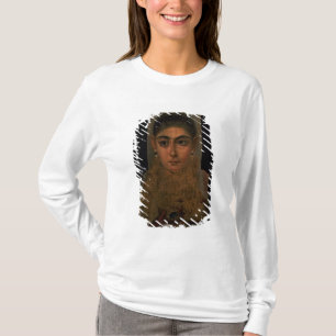 Camiseta Retrato de una mujer que lleva un oro pectoral,