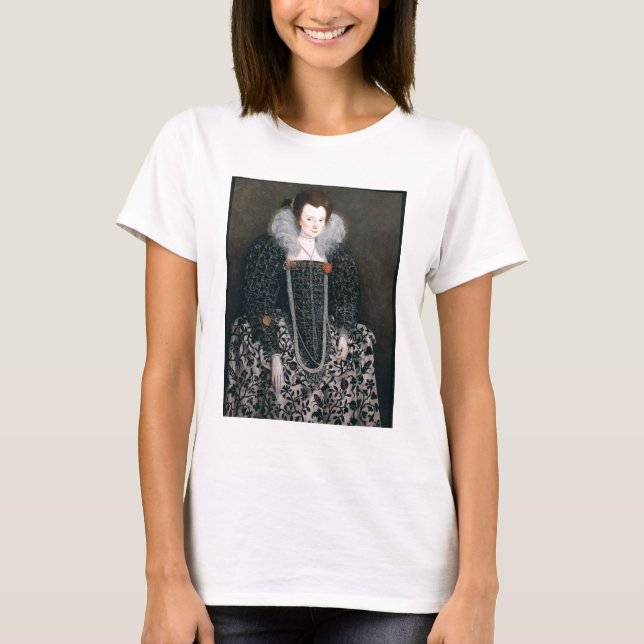 Camiseta Retrato de una mujer, tradicionalmente identificad (Anverso)