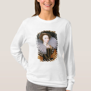 Camiseta Retrato de una señora con un acerino grande