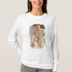 Camiseta Retrato de una señora en el vestido de noche, 190