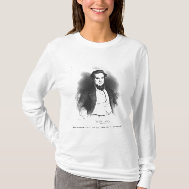 Camiseta Retrato de Victor Hugo (Anverso)