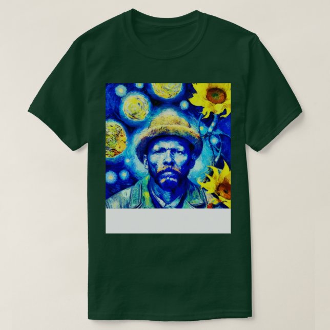 Camiseta Retrato de Vincent van Gogh (Diseño del anverso)