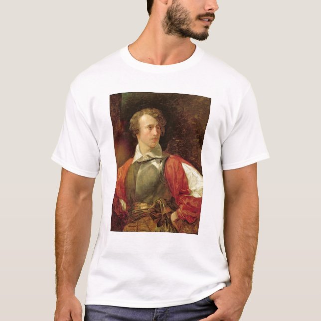 Camiseta Retrato de Vladimir Samoylov como Hamlet (Anverso)
