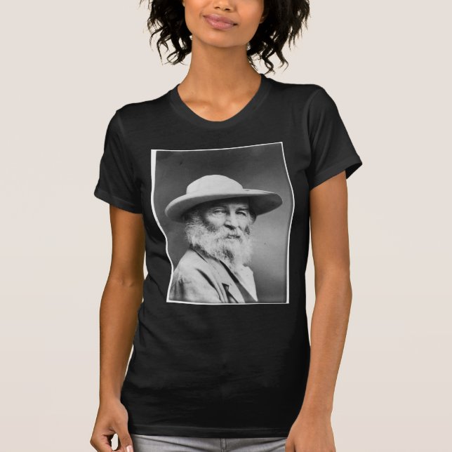 Camiseta Retrato de Walt Whitman a.k.a. La foto del Quaker (Anverso)