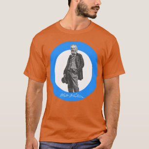Camiseta Retrato de Walt Whitman amigos chico