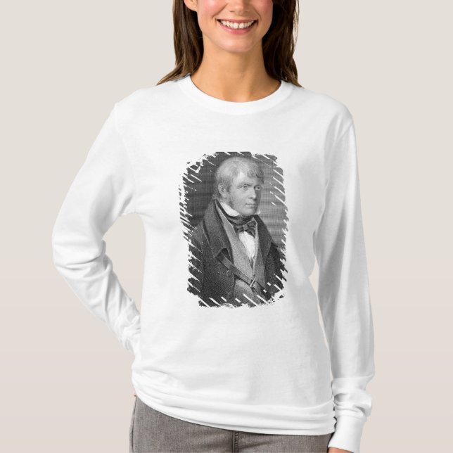 Camiseta Retrato de Walter Scott (Anverso)