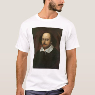 Camiseta Retrato de William Shakespeare c.1610