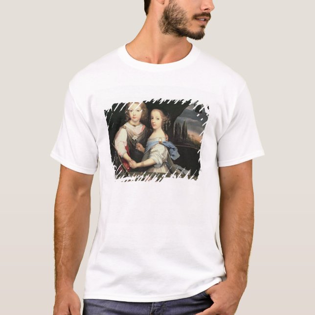Camiseta Retrato de Winston y de Arabella (1648-1730) Churc (Anverso)
