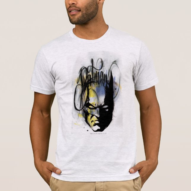 Camiseta Retrato del aerógrafo Batman (Anverso)