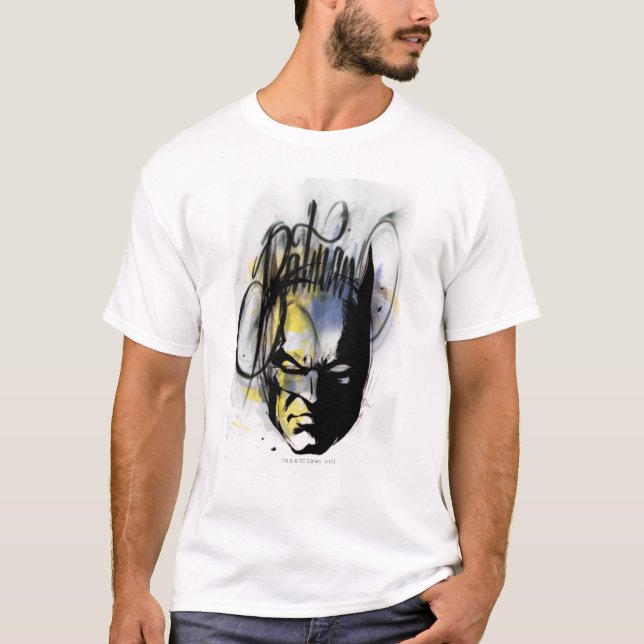 Camiseta Retrato del aerógrafo Batman (Anverso)