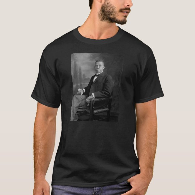 Camiseta Retrato del Booker T. Washington por Harris y (Anverso)