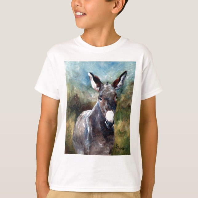 Camiseta Retrato del burro (Anverso)