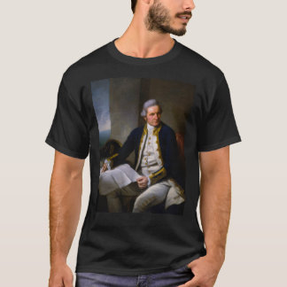 Camiseta Retrato del capitán James Cook por Sir Nathaniel D