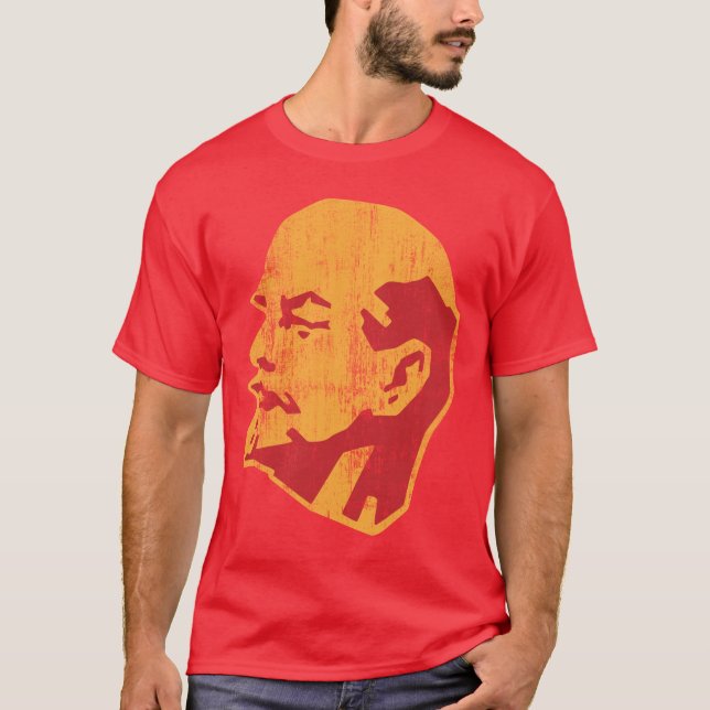 Camiseta retrato del cccp de Vladimir Lenin (Anverso)
