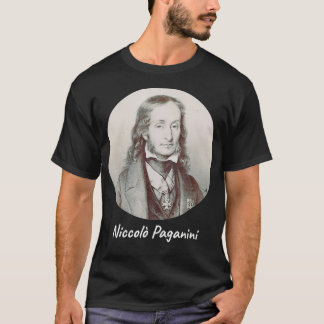 Camiseta Retrato del compositor Niccolo Paganini