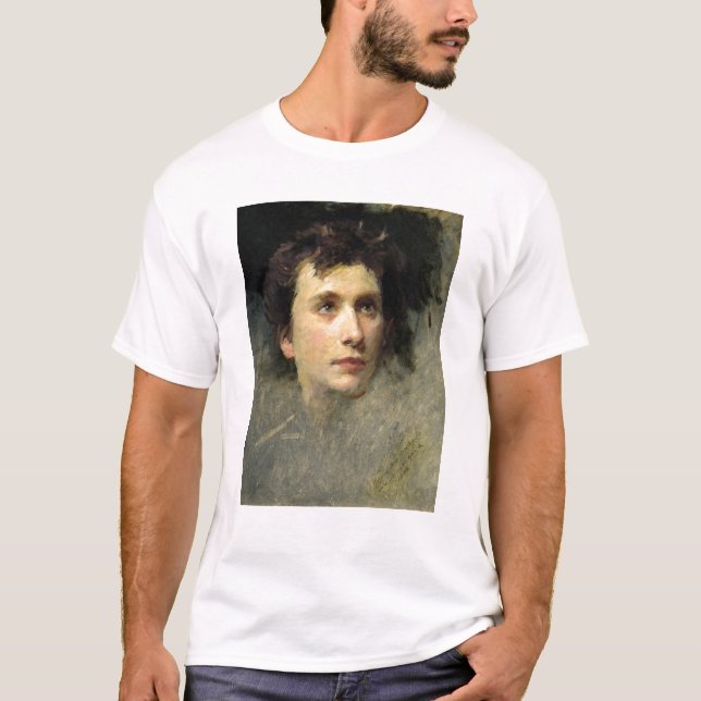 Camiseta Retrato del compositor Pyotr Ilyich (Anverso)