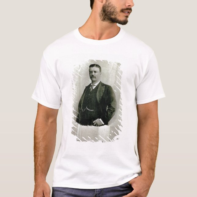 Camiseta Retrato del Coronel Theodore Roosevelt (litho) (Anverso)