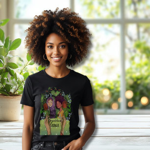 Camiseta Retrato del Día Internacional de la Mujer Más Fuer