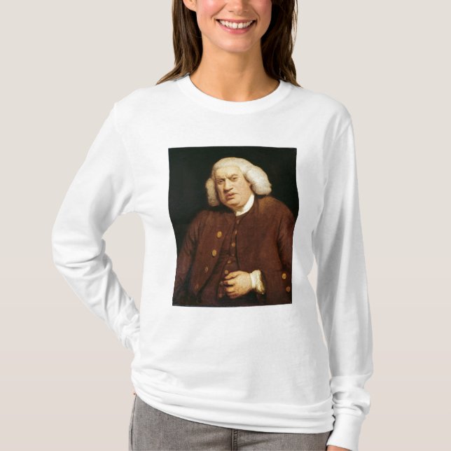 Camiseta Retrato del Dr. Samuel Johnson (Anverso)