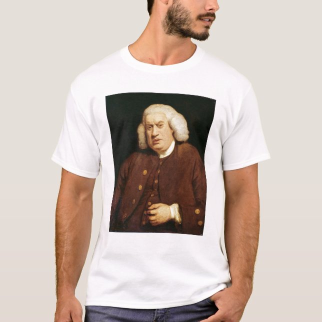Camiseta Retrato del Dr. Samuel Johnson (Anverso)