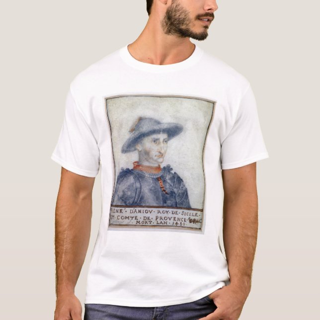 Camiseta Retrato del duque de Rene I de Anjou (Anverso)