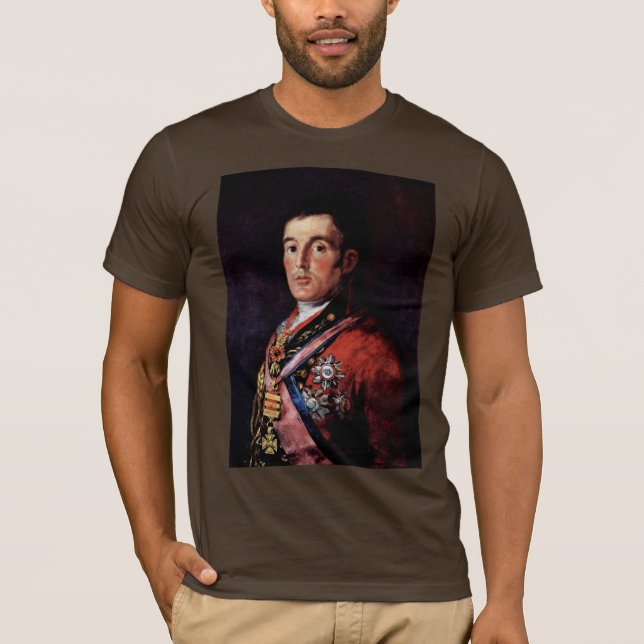 Camiseta Retrato del duque Of Wellington (Anverso)