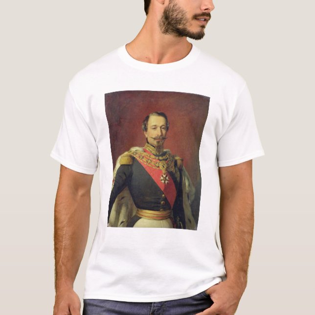 Camiseta Retrato del emperador Louis Napoleon III (Anverso)