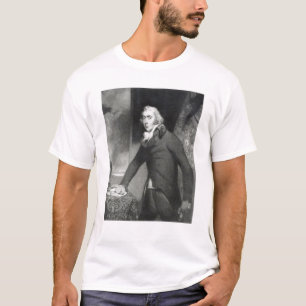 Camiseta Retrato del gris de Charles, gris del conde