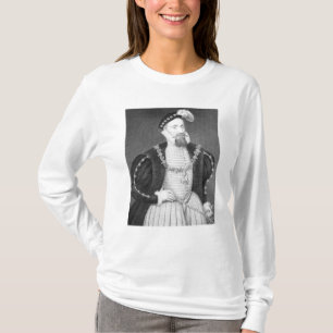 Camiseta Retrato del gris de Henry