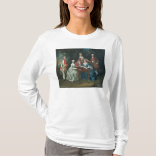 Camiseta Retrato del grupo de jugar de la familia de