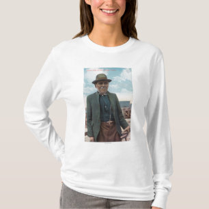 Camiseta Retrato del jefe de Siwash de la disputa del
