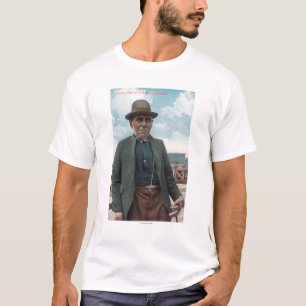 Camiseta Retrato del jefe de Siwash de la disputa del