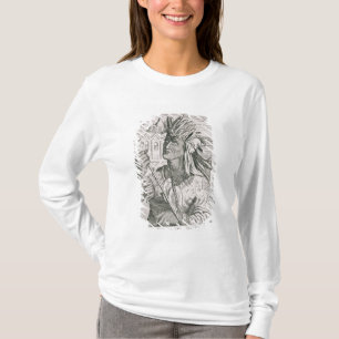 Camiseta Retrato del jefe pasado del inca, Atahualpa