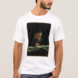 Camiseta Retrato del lev Tolstoy