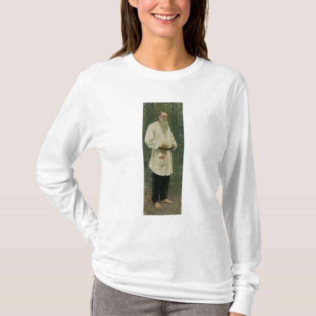 Camiseta Retrato del lev Tolstoy 1901 (Anverso)
