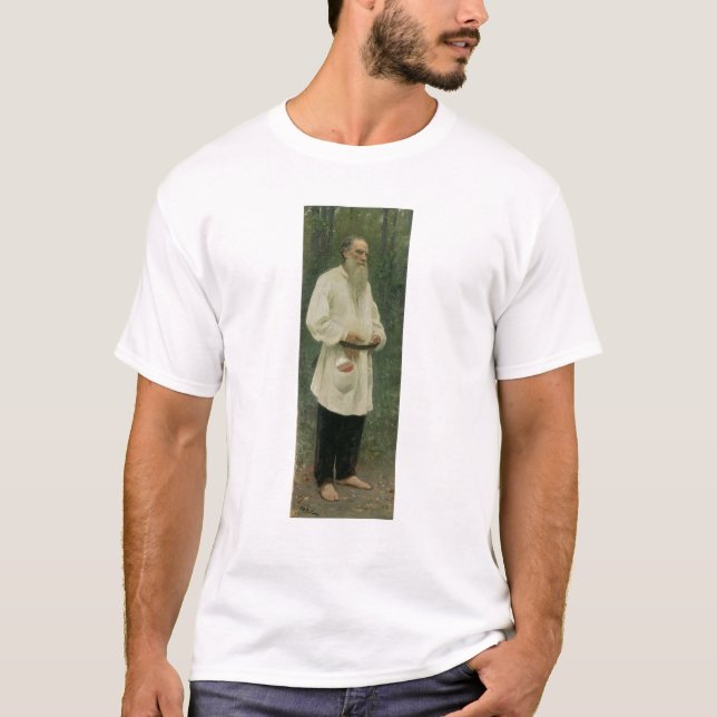 Camiseta Retrato del lev Tolstoy 1901 (Anverso)