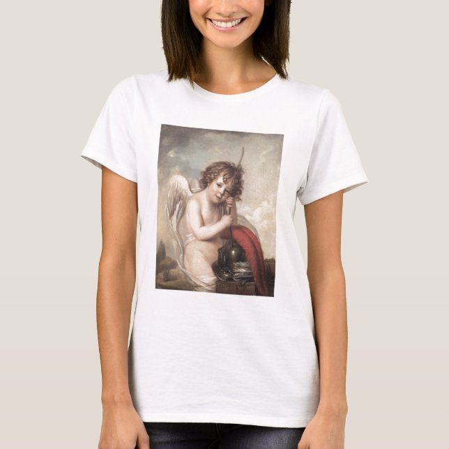 Camiseta Retrato del maestro Oswald Fawcett como cupido (pe (Anverso)