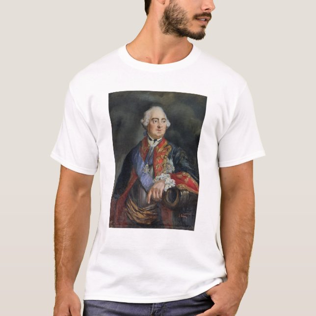 Camiseta Retrato del matemático Leonhard Euler (Anverso)