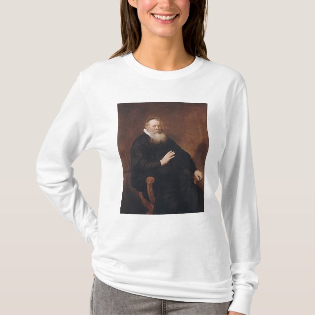 Camiseta Retrato del pastor Eleazer Swalmius, 1637-42 (Anverso)