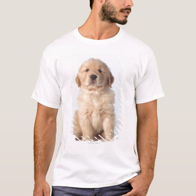 Camiseta Retrato del perrito viejo de seis semanas del (Anverso)