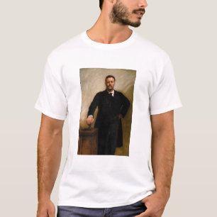 Camiseta Retrato del presidente Theodore Roosevelt J.S. Sar