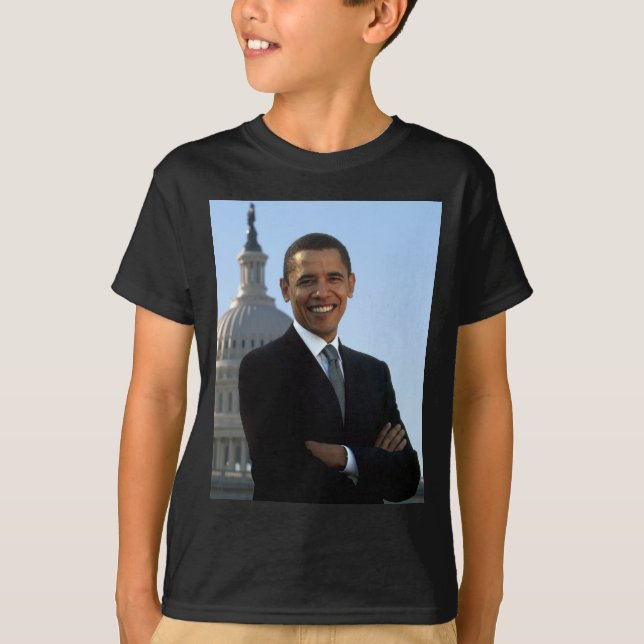 Camiseta Retrato del Senador, presidente estadounidense Bar (Anverso)