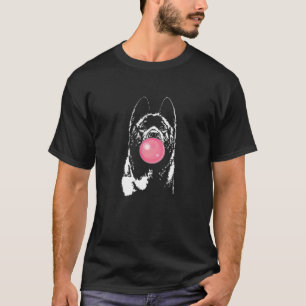 Camiseta Retrato divertido de Akita americano Perros mamá A