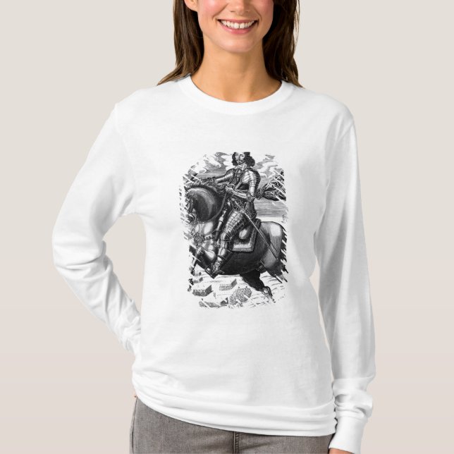 Camiseta Retrato ecuestre (Anverso)